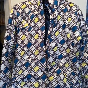 Stylish Geometric Pattern Jacket
